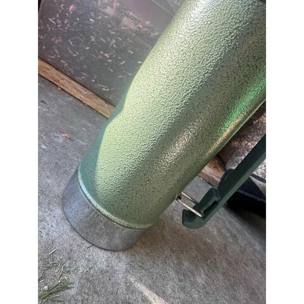Vintage Aladdin Stanley 1 Quart Vacuum Thermos Green Hammertone USA A-944DH